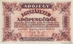 100000 Adopengo HUNGRíA  1946 P.144e FDC