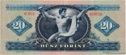 20 Forint UNGARN  1949 P.165a VZ