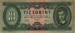 10 Forint HONGRIE  1957 P.168a TB