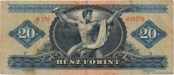 20 Forint HONGRIE  1965 P.169d TB