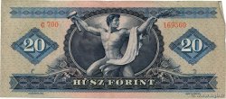 20 Forint UNGHERIA  1969 P.169e BB