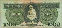 1000 Forint UNGHERIA  1983 P.173b MB
