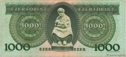 1000 Forint UNGARN  1992 P.176a fSS