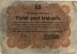 15 Pengö Krajczar HUNGRíA  1849 PS.121