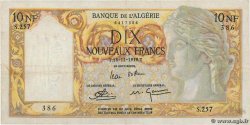 10 Nouveaux Francs ALGERIA  1959 P.119a q.BB