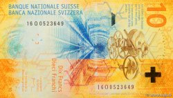 10 Francs SUISSE  2016 P.75b UNC