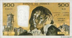 500 Francs PASCAL FRANKREICH  1970 F.71.05 S
