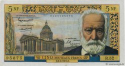 5 Nouveaux Francs VICTOR HUGO FRANCIA  1961 F.56.07 BC+