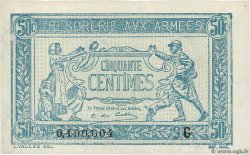 50 Centimes TRÉSORERIE AUX ARMÉES 1917 FRANCIA  1917 VF.01.07