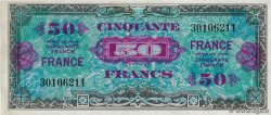 50 Francs FRANCE FRANKREICH  1945 VF.24.01 fVZ