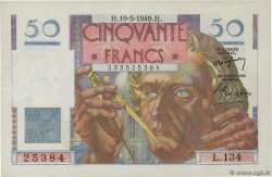 50 Francs LE VERRIER FRANCIA  1949 F.20.12
