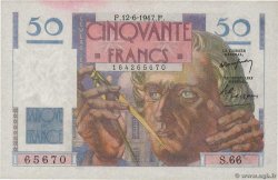 50 Francs LE VERRIER FRANCIA  1947 F.20.08