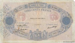 500 Francs BLEU ET ROSE FRANCE  1930 F.30.33