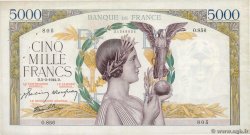 5000 Francs VICTOIRE Impression à plat FRANCE  1942 F.46.34