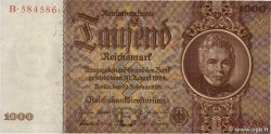 1000 Reichsmark GERMANY  1936 P.184 UNC-