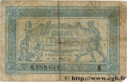 50 Centimes TRÉSORERIE AUX ARMÉES 1917 FRANKREICH  1917 VF.01.11