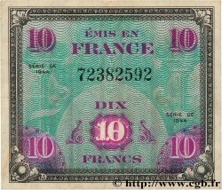 10 Francs DRAPEAU FRANCIA  1944 VF.18.01 q.BB