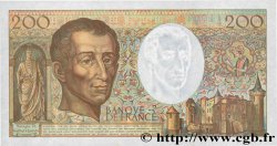 200 Francs MONTESQUIEU FRANCE  1992 F.70.12b XF+