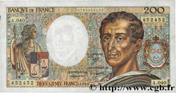 200 Francs MONTESQUIEU Numéro spécial FRANCIA  1986 F.70.06
