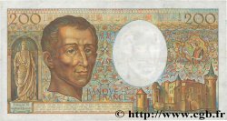 200 Francs MONTESQUIEU Numéro spécial FRANCE  1986 F.70.06 TB+