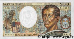 200 Francs MONTESQUIEU FRANCE  1984 F.70.04