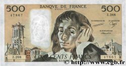500 Francs PASCAL FRANCE  1987 F.71.37 AU