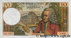 10 Francs VOLTAIRE FRANCE  1970 F.62.46