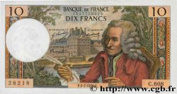 10 Francs VOLTAIRE FRANKREICH  1970 F.62.45 VZ