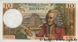 10 Francs VOLTAIRE FRANKREICH  1971 F.62.51 VZ