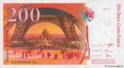 200 Francs EIFFEL FRANCE  1996 F.75.03a SUP