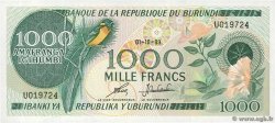 1000 Francs BURUNDI  1982 P.31d FDC
