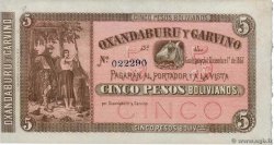 5 Pesos Bolivianos Non émis ARGENTINA  1867 PS.1776r AU