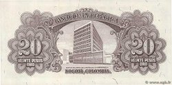 20 Pesos Oro KOLUMBIEN  1965 P.401c fST