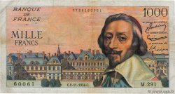 1000 Francs RICHELIEU FRANCE  1956 F.42.23 TB