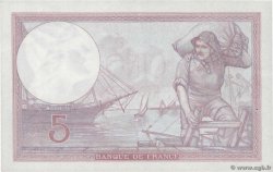 5 Francs FEMME CASQUÉE modifié FRANCE  1939 F.04.14 SUP