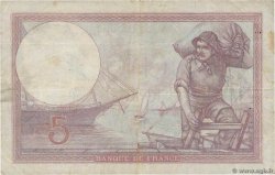 5 Francs FEMME CASQUÉE FRANCE  1930 F.03.14 TB