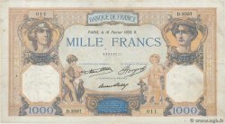 1000 Francs CÉRÈS ET MERCURE FRANKREICH  1933 F.37.08 S