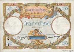 50 Francs LUC OLIVIER MERSON type modifié FRANCE  1934 F.16.05 TB+