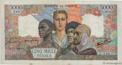 5000 Francs EMPIRE FRANÇAIS FRANCE  1946 F.47.50