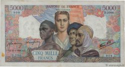 5000 Francs EMPIRE FRANÇAIS FRANCE  1946 F.47.52 F+