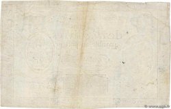 10 Livres filigrane républicain, gravure modifiée Grand numéro FRANKREICH  1792 Ass.36c SS