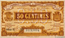 50 Centimes FRANCE régionalisme et divers Granville et Cherbourg 1920 JP.061.01 pr.NEUF