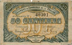 50 Centimes FRANCE Regionalismus und verschiedenen Guéret 1920 JP.064.19 SGE