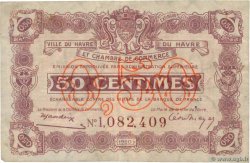 50 Centimes FRANCE régionalisme et divers Le Havre 1920 JP.068.26