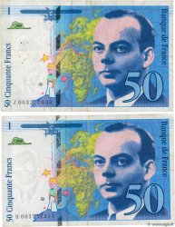 50 Francs SAINT-EXUPÉRY Lot FRANKREICH  1992 F.72.01b