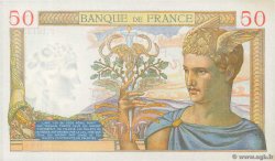 50 Francs CÉRÈS modifié FRANCE  1939 F.18.25 XF