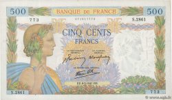 500 Francs LA PAIX FRANCE  1941 F.32.16