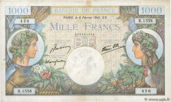 1000 Francs COMMERCE ET INDUSTRIE FRANKREICH  1941 F.39.04
