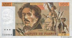 100 Francs DELACROIX modifié FRANCIA  1980 F.69.04b