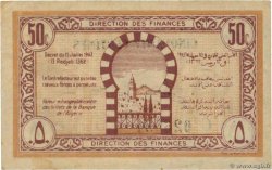 50 Centimes TUNISIA  1943 P.54 BB